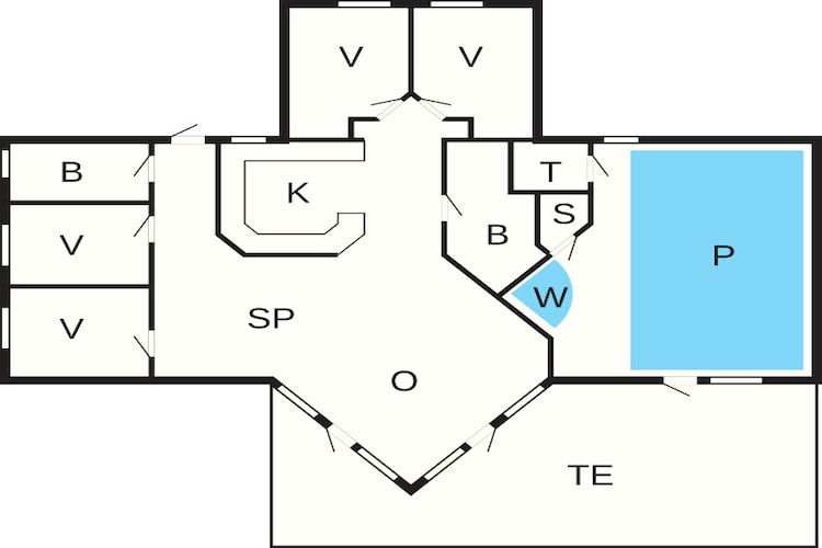 10 person holiday home in Gilleleje-By Traum - Floor plan