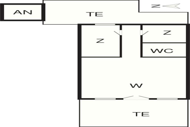 6 persoons vakantie huis in Fårvang-By Traum-Plattegrond
