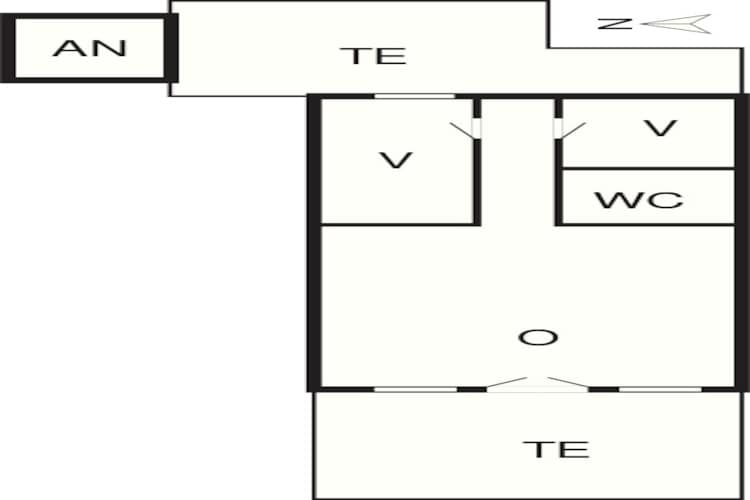 6 persoons vakantie huis in Fårvang-By Traum-Plattegrond