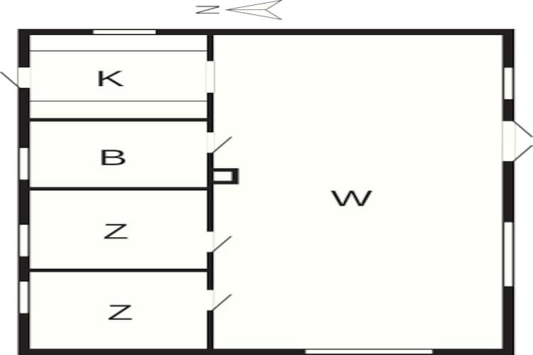 6 persoons vakantie huis in Hadsund-By Traum - Plattegrond