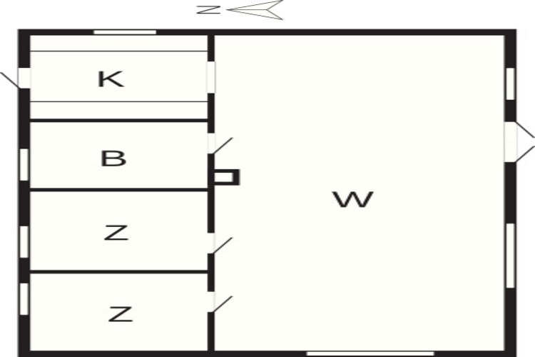 6 persoons vakantie huis in Hadsund-By Traum - Plattegrond