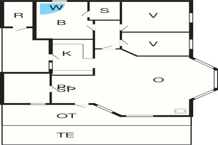 6 persoons vakantie huis in Løkken-Plattegrond