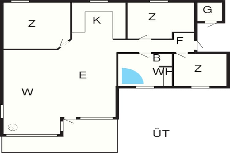 6 persoons vakantie huis in Højby-By Traum-Plattegrond