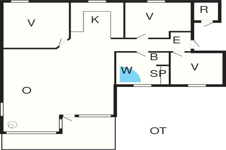6 persoons vakantie huis in Højby-By Traum-Plattegrond
