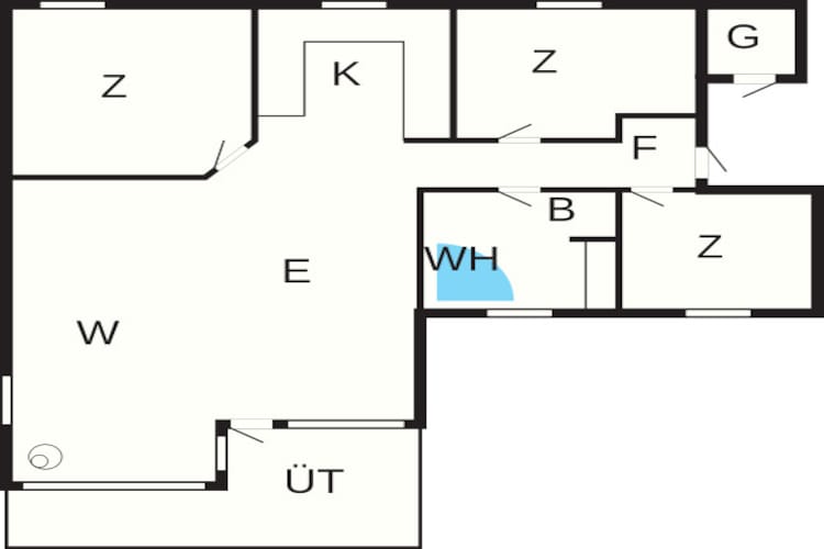 6 persoons vakantie huis in Højby-By Traum - Plattegrond