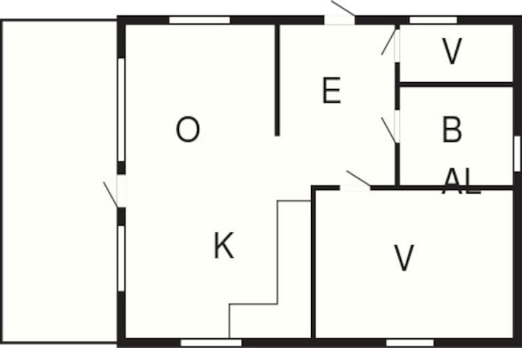 3 Personen Ferienhaus in NORRTÄLJE - Grundriss