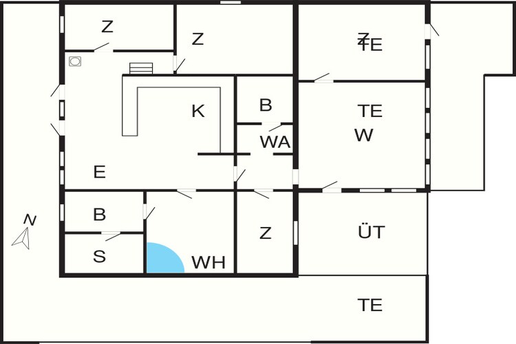 10 persoons vakantie huis in Harboøre-By Traum-Plattegrond