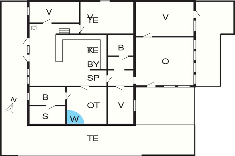 10 persoons vakantie huis in Harboøre-By Traum-Plattegrond
