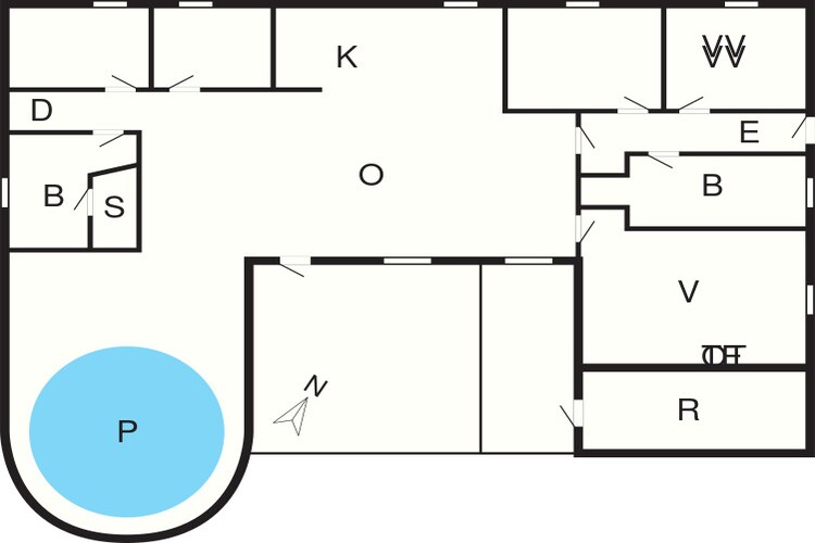 8 persoons vakantie huis in Juelsminde-By Traum-Plattegrond