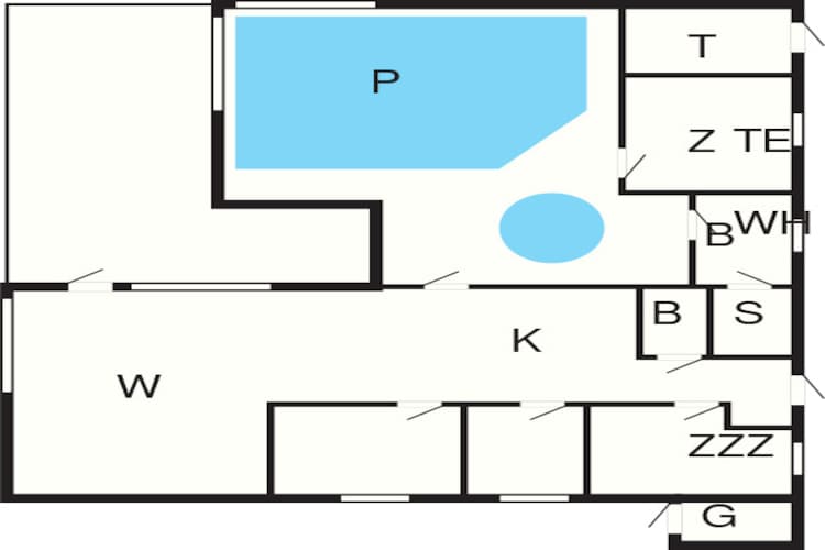 Luxe retraite met zwembad -- By Traum Ferienwohnungen-Plattegrond