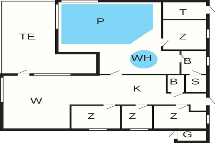 Luxe retraite met zwembad -- By Traum Ferienwohnungen-Plattegrond