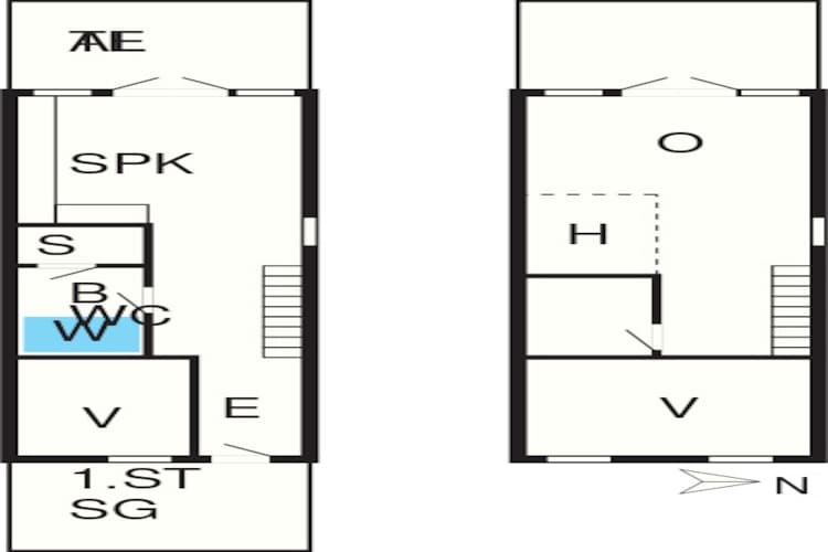 8 persoons vakantie huis in Nykøbing Sj-Plattegrond
