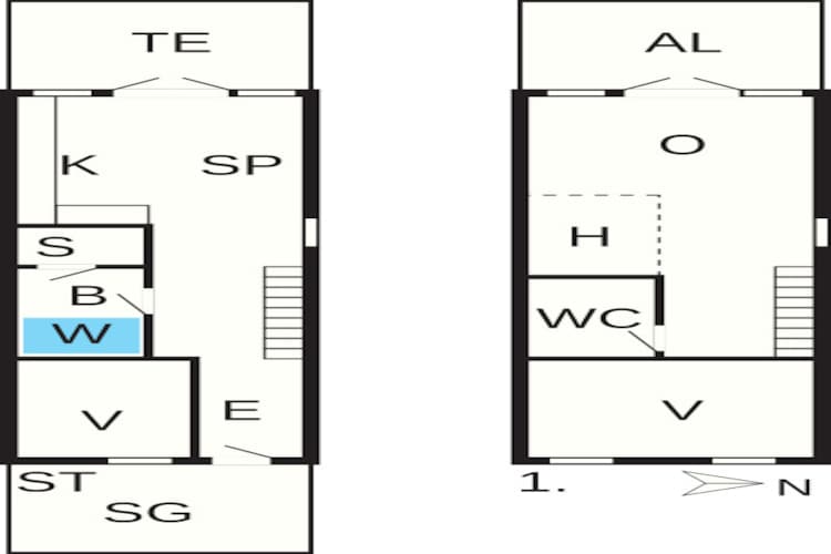8 persoons vakantie huis in Nykøbing Sj - Plattegrond