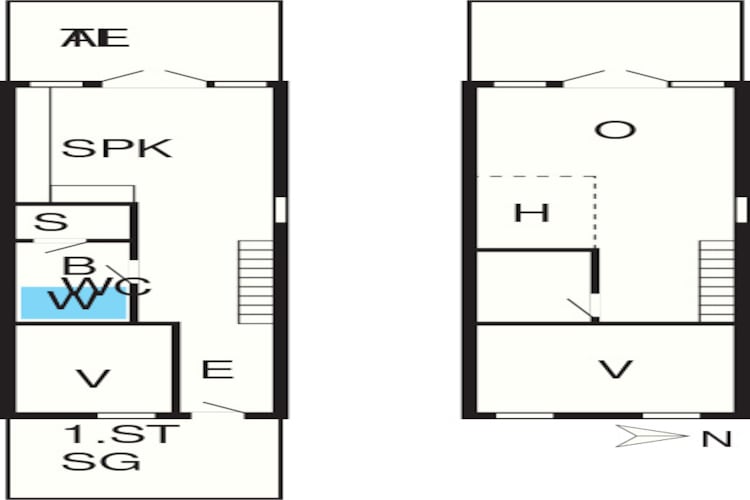 Maison de vacances pour 8 a Nykøbing Sj - Plan
