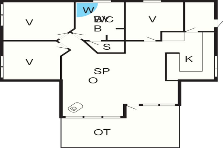 6 persoons vakantie huis in Dronningmølle-By Traum-Plattegrond