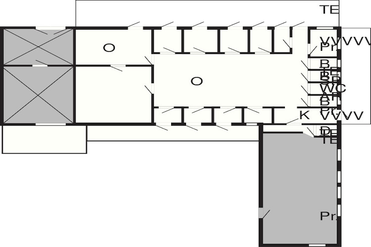 24 person holiday home in Løkken-By Traum - Floor plan