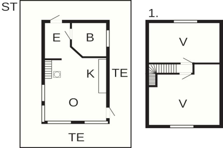 6 persoons vakantie huis in Bøstad-By Traum-Plattegrond