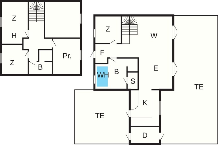 6 persoons vakantie huis in Blokhus-By Traum - Plattegrond