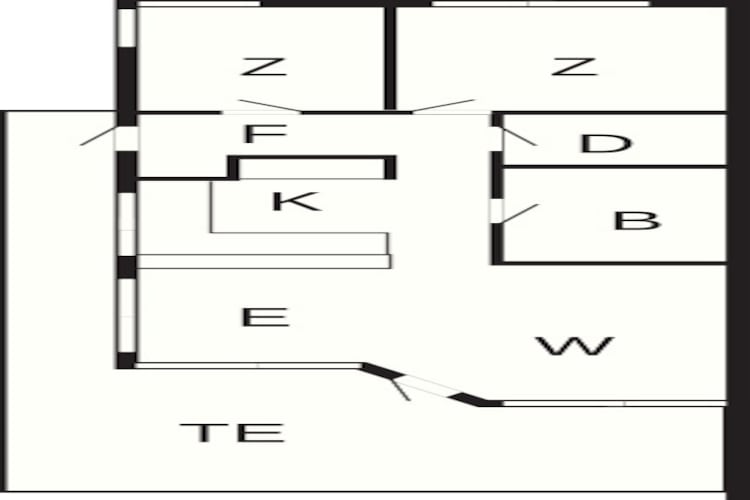 6 person holiday home in Tranekær-By Traum - Floor plan