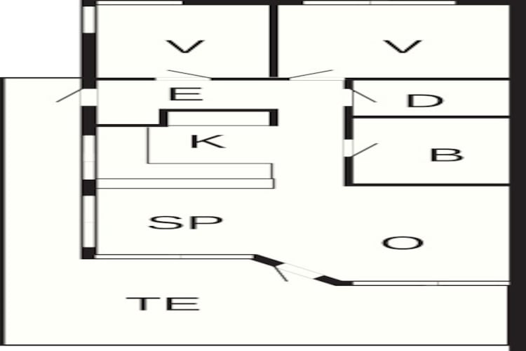 6 person holiday home in Tranekær-By Traum - Floor plan