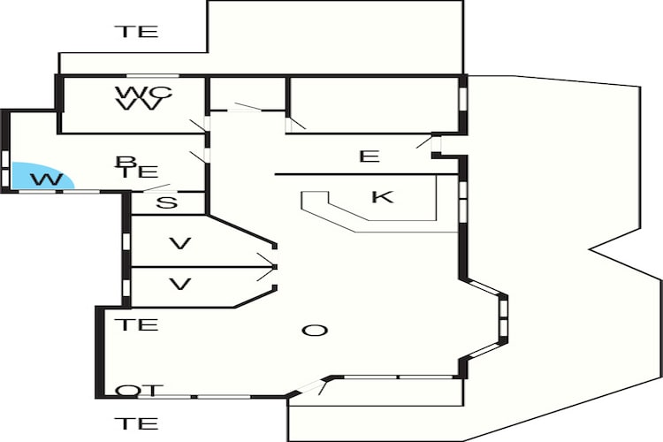 10 person holiday home in Blokhus-Floor plan
