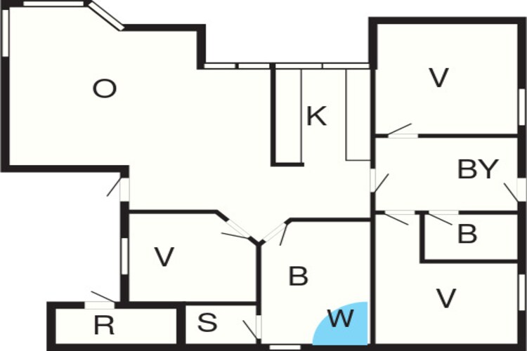 Gezinsuitje in Lodskovvad -- By Traum Ferienwohnungen-Plattegrond