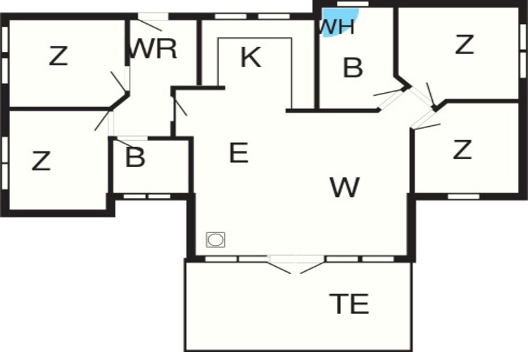8 persoons vakantie huis in Ulfborg-Plattegrond