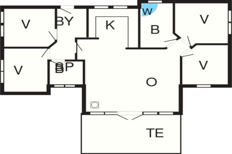 8 persoons vakantie huis in Ulfborg-Plattegrond