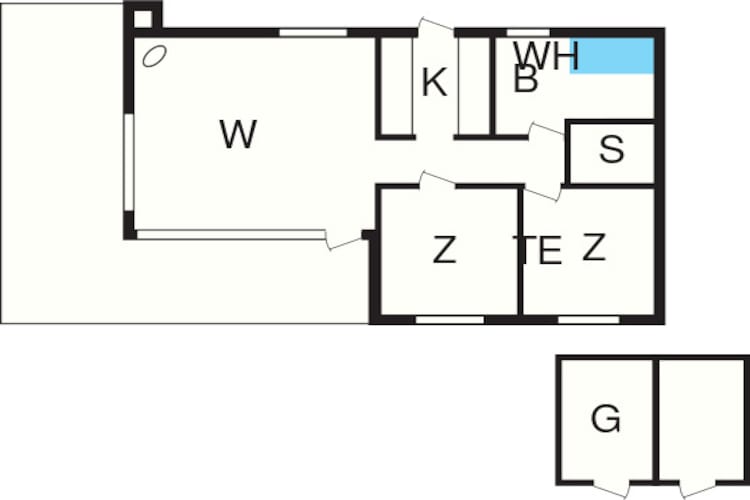Afgelegen strand retraite -- By Traum Ferienwohnungen-Plattegrond