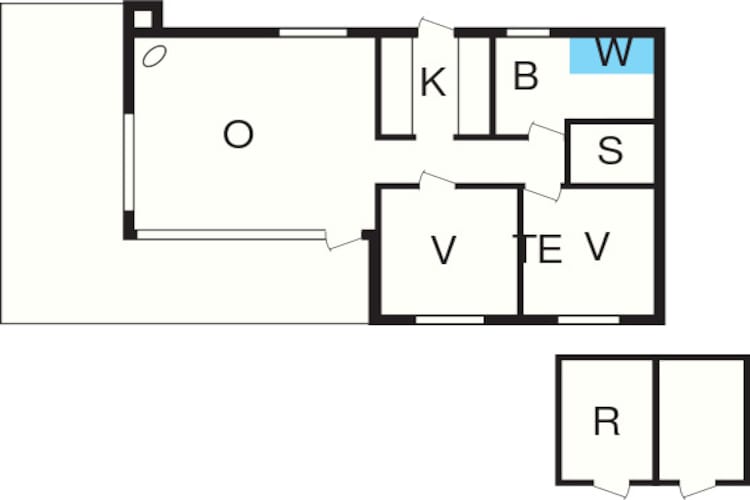 Afgelegen strand retraite -- By Traum Ferienwohnungen-Plattegrond