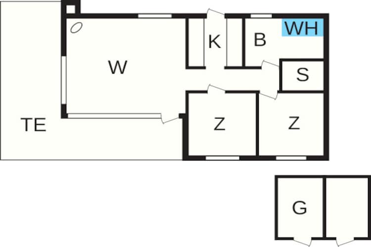 Afgelegen strand retraite -- By Traum Ferienwohnungen-Plattegrond