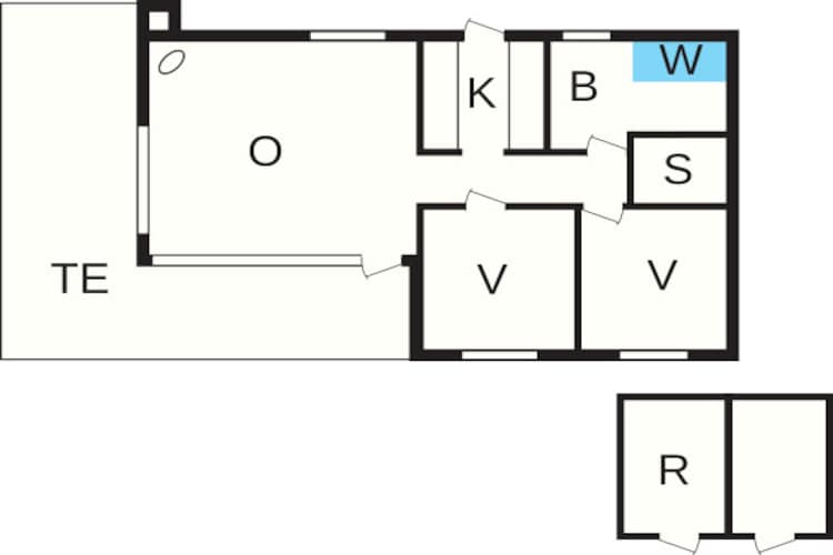 Afgelegen strand retraite -- By Traum Ferienwohnungen-Plattegrond