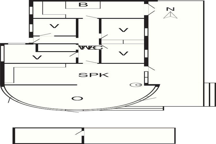 Kustgeluk in Tranekaer -- By Traum Ferienwohnungen-Plattegrond