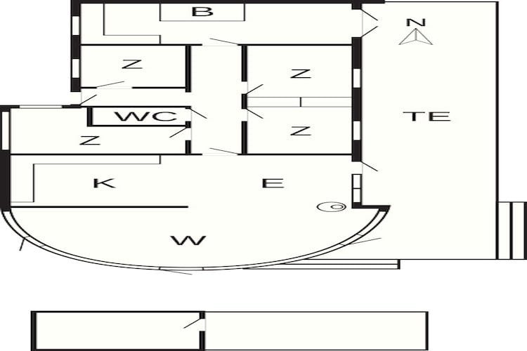 Seaside Stay in Tranekaer - Floor plan