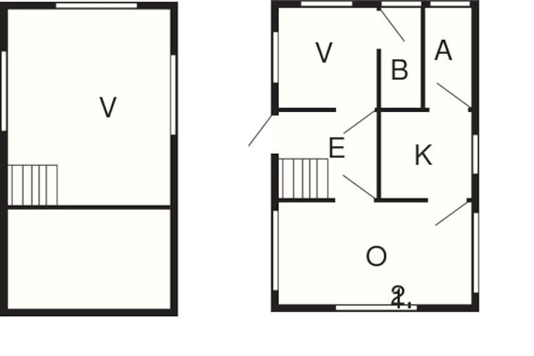Maison de vacances pour 6 a Osby-By Traum - Plan