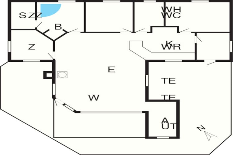 Maison de vacances pour 8 a Aabenraa - Plan