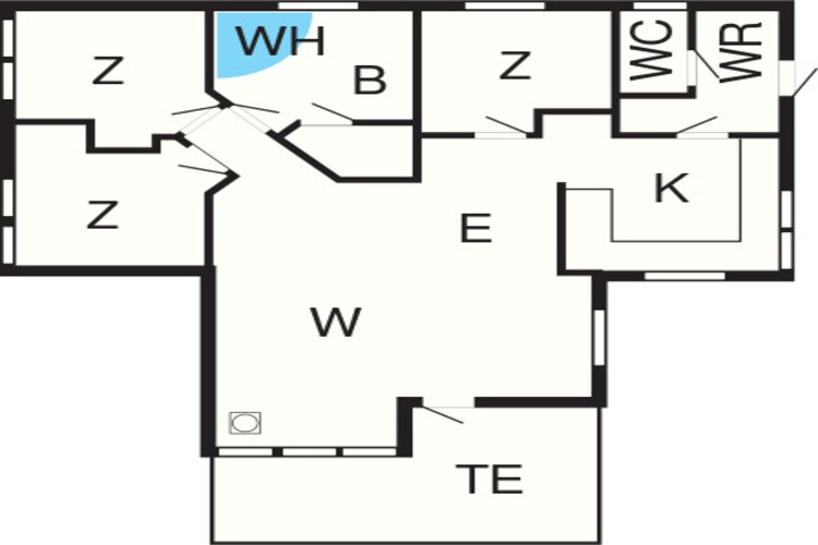 7 persoons vakantie huis in Ulfborg-By Traum-Plattegrond