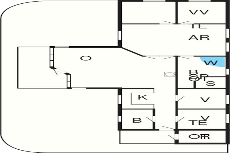 12 persoons vakantie huis in Rømø-Plattegrond