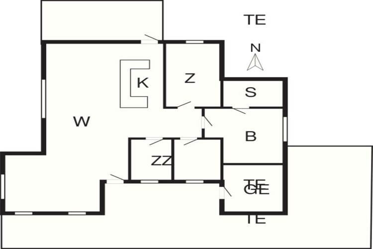 6 persoons vakantie huis in Ringkøbing-By Traum-Plattegrond