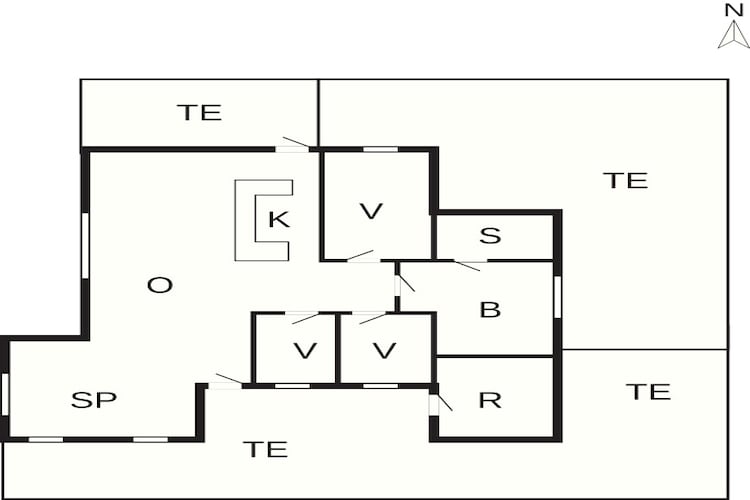 6 persoons vakantie huis in Ringkøbing-By Traum - Plattegrond