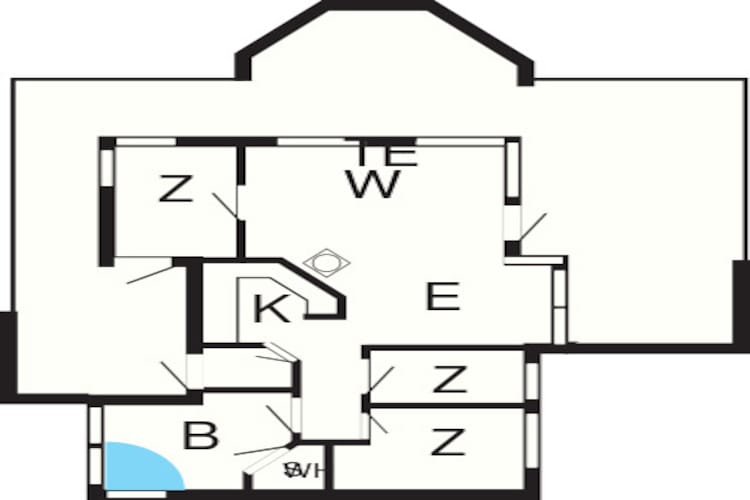 8 persoons vakantie huis in Ebeltoft-By Traum-Plattegrond