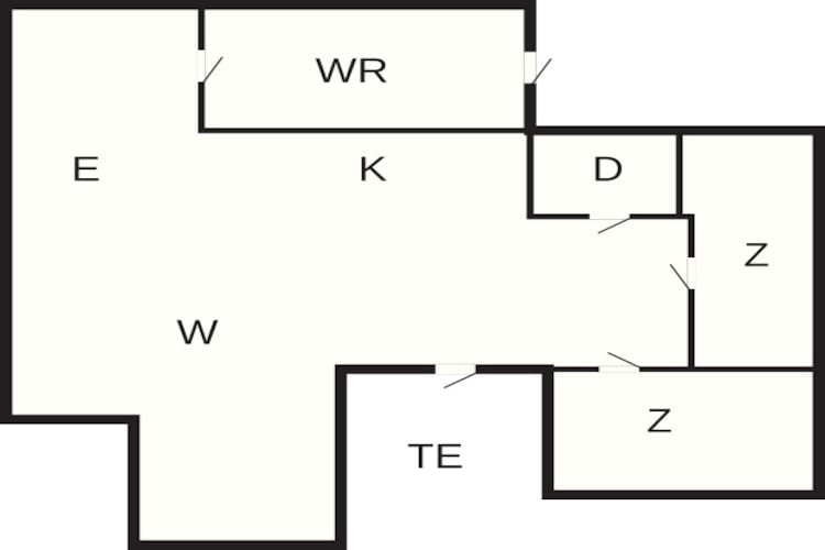 5 persoons vakantie huis in Jægerspris-By Traum - Plattegrond