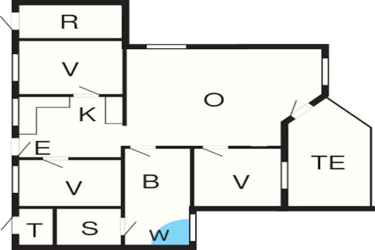 M92 SW - Plattegrond