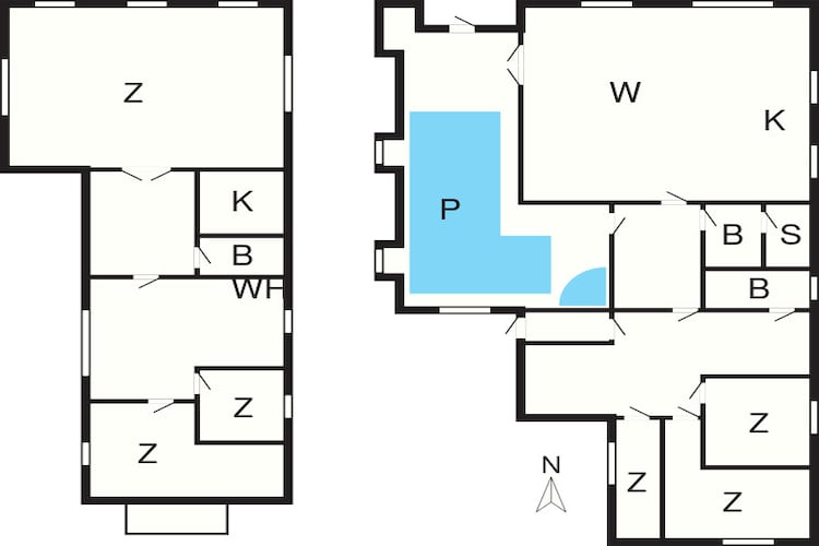 Maison de vacances pour 16 a Aabenraa-Plan d'étage