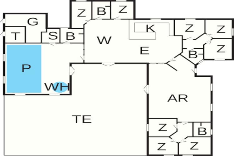 Luxe zwembad retraite -- By Traum Ferienwohnungen-Plattegrond