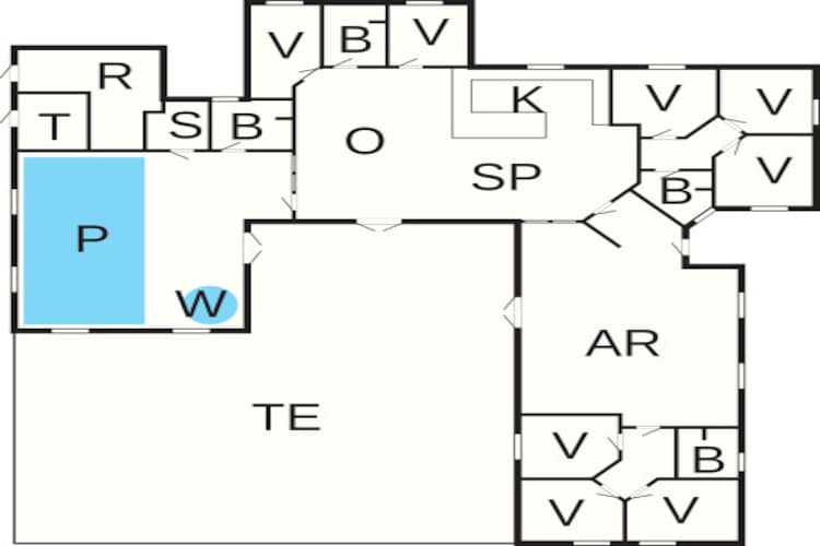 Luxe zwembad retraite -- By Traum Ferienwohnungen-Plattegrond