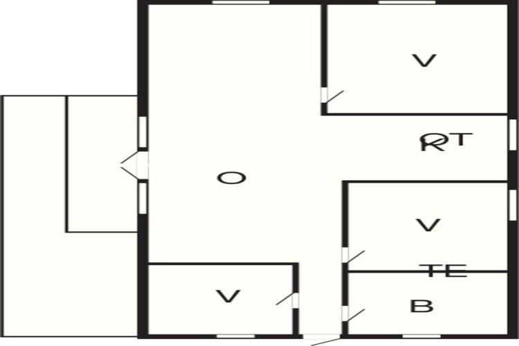 Rustieke kustretreat -- By Traum Ferienwohnungen-Plattegrond