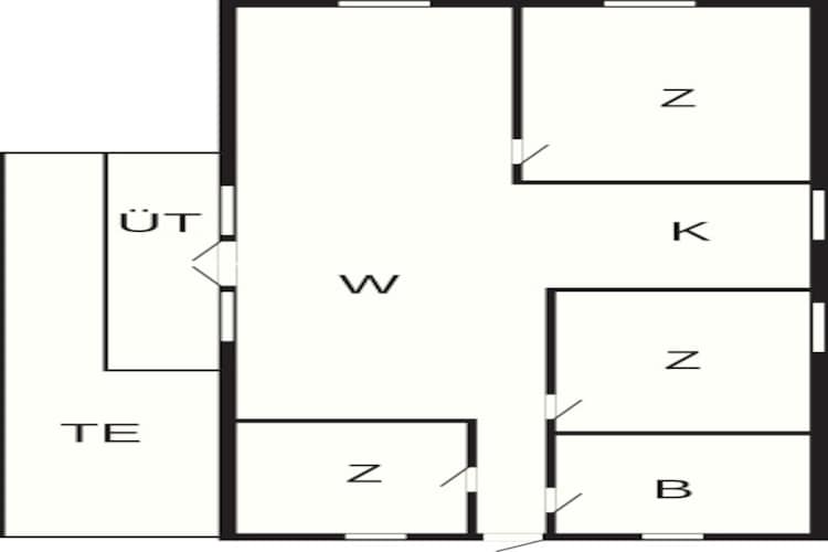 Rustieke kustretreat -- By Traum Ferienwohnungen-Plattegrond