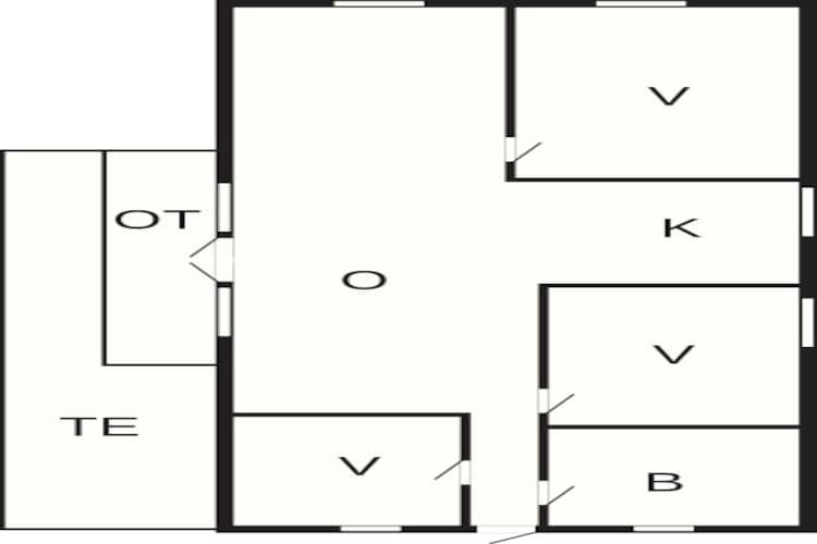 Rustieke kustretreat -- By Traum Ferienwohnungen-Plattegrond