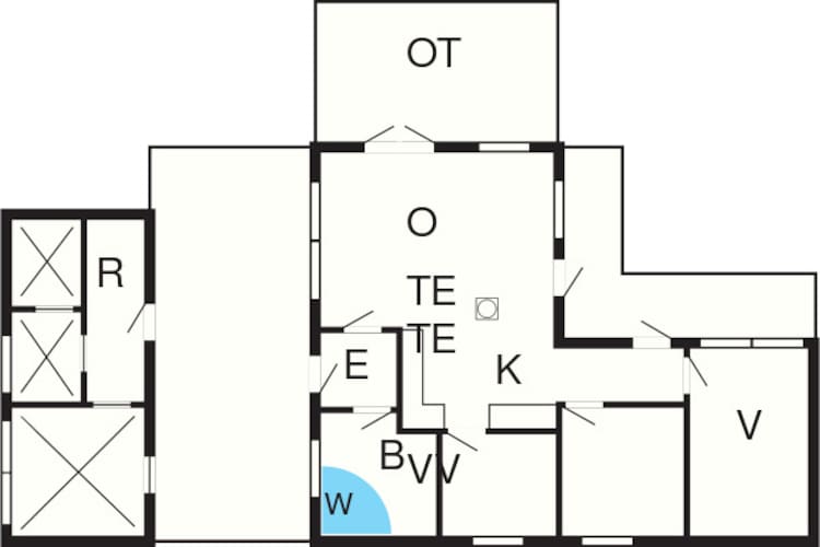 Maison de vacances pour 6 a Ålbæk-By Traum - Plan